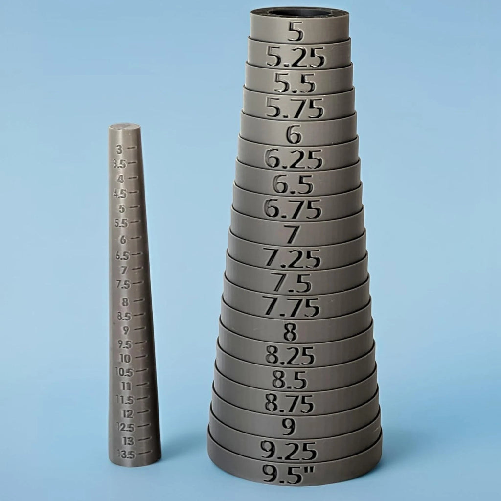 Bracelet Sizer Mandrels Quarter Sizes Round/Oval & Ring Combo Options USA