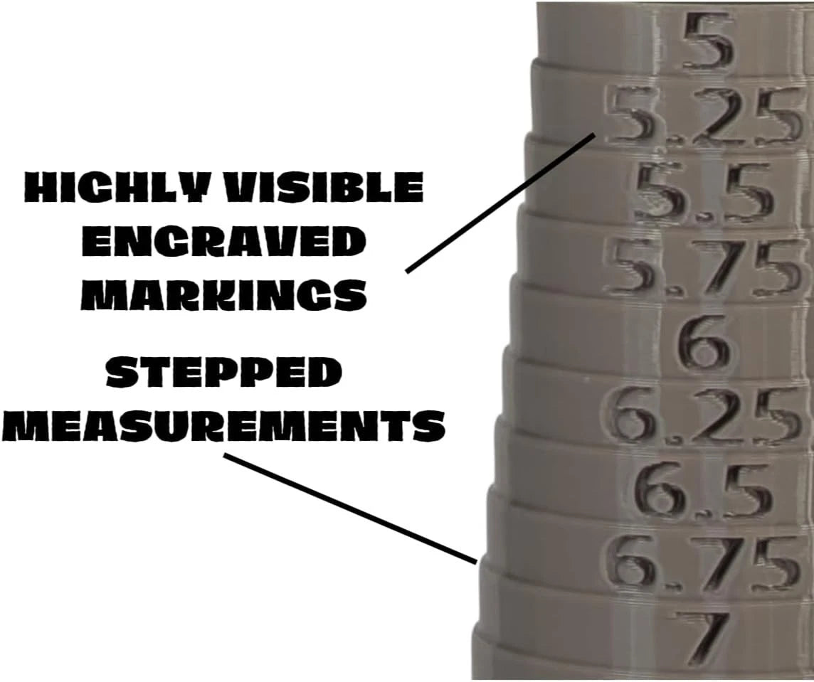 Bracelet Sizer Mandrels Quarter Sizes Round/Oval & Ring Combo Options USA