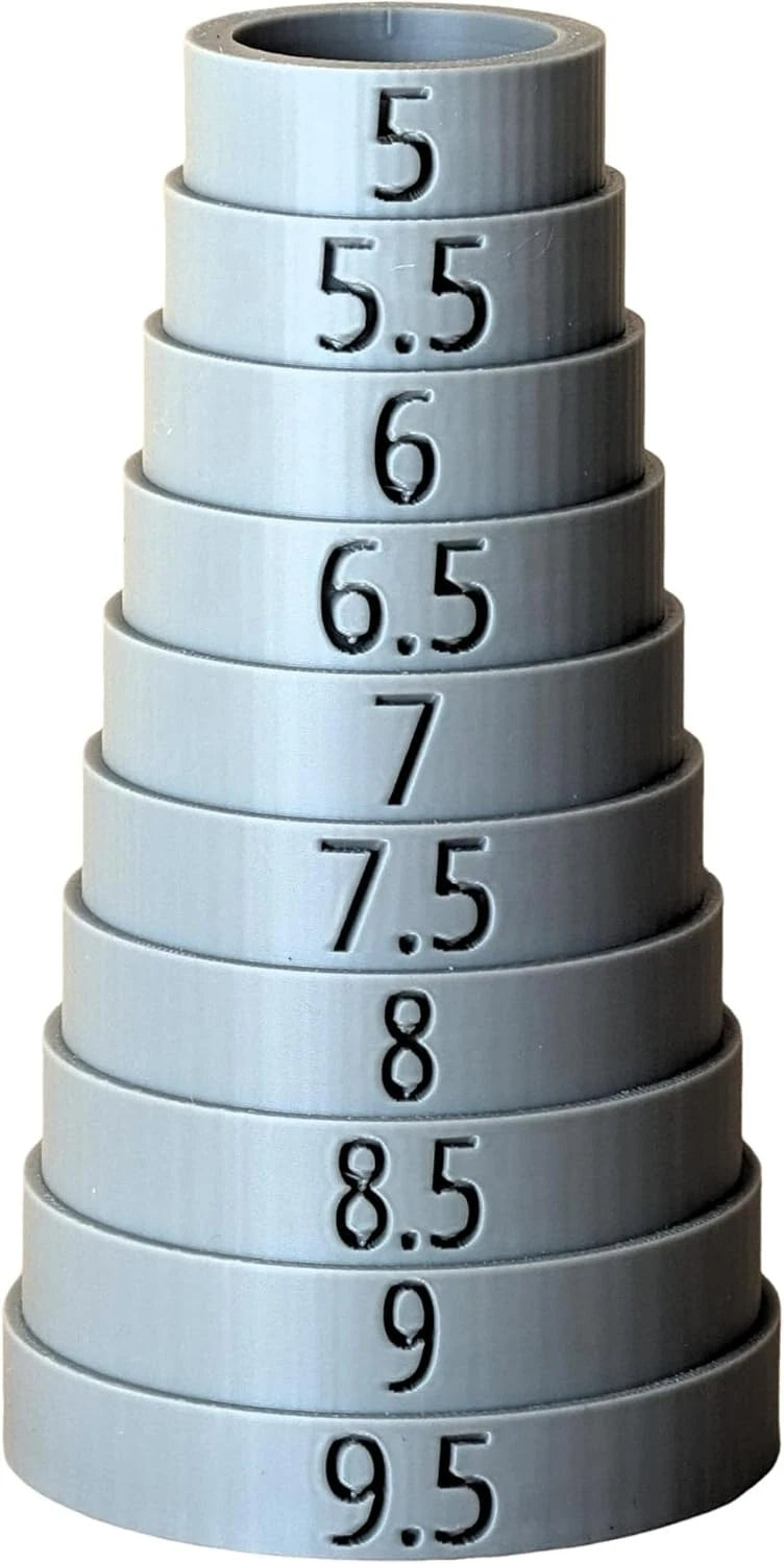 Bracelet Sizer Mandrels Half Sizes Round/Oval & Ring Combo Options USA