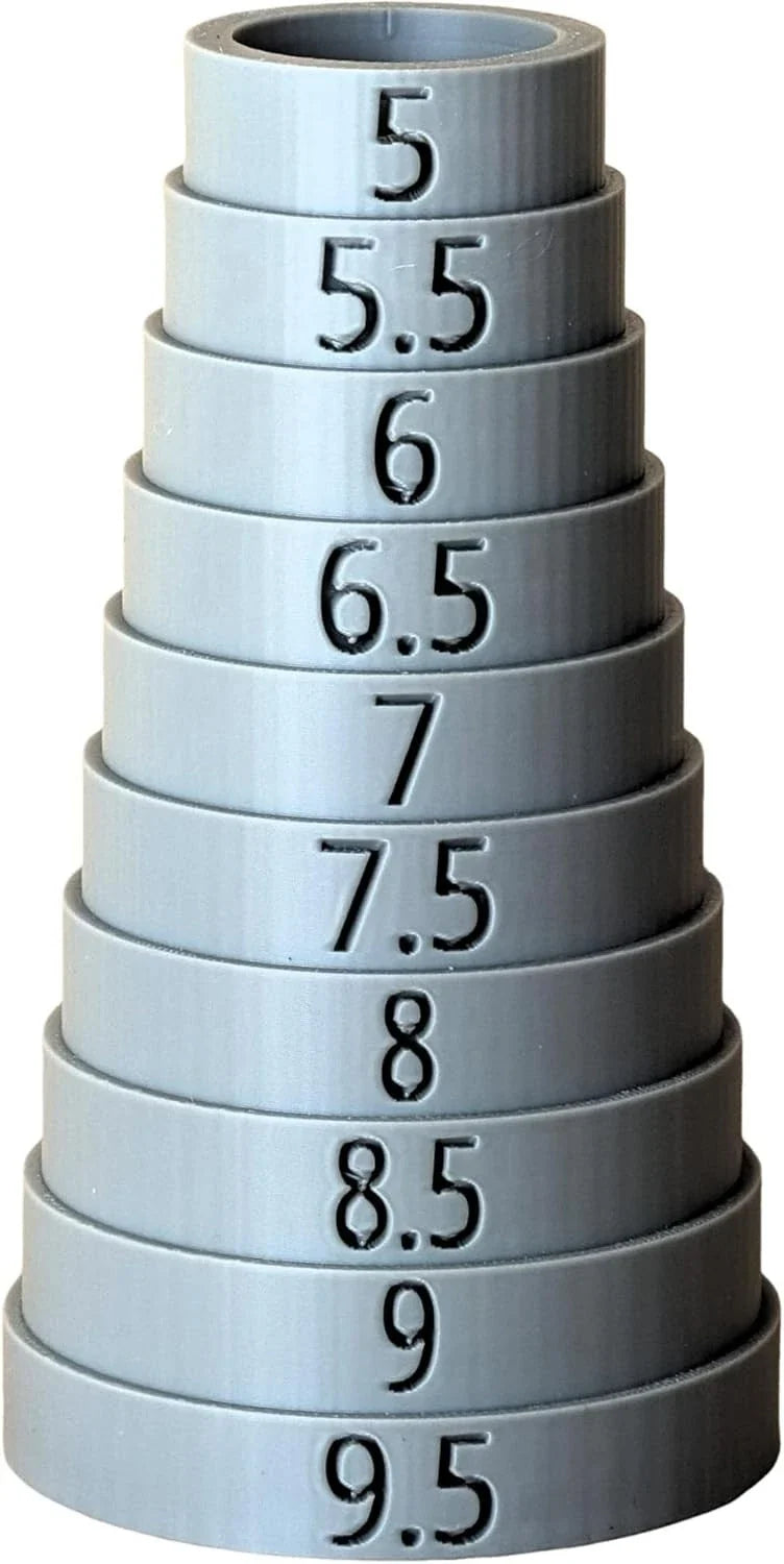 Gray bracelet sizer